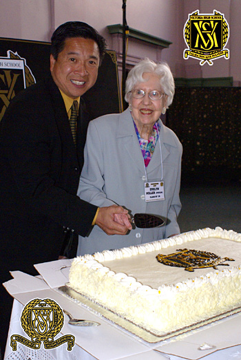 Mayor Lowe VHS '79 and Evelyn Miller VHS '29