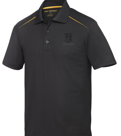 Vic High golf shirt (men's version shown)